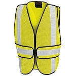 All-Purpose Safety Vest, Universal, Hi-Viz Yellow/Green, Polyester Mesh