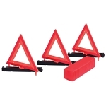 Safety Warning Triangle, Red/Orange