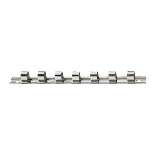 Socket Bar With 10 Clips,  3/8 in
