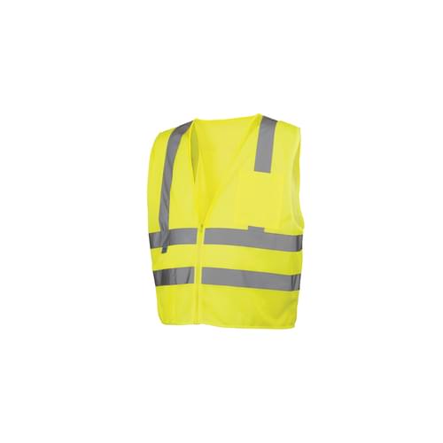 Lightweight Safety Vest, L, Hi-Viz Lime