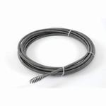 C-1 Hollow Core Sink/Sectional Cable With Bulb Auger, 5/16 in Dia x 25 ft L, Steel