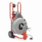 K-750 Drum Drain Cleaning Machine Kit, 4 to 8 in Drain Line