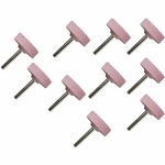 Mounted Point, W236 Point, 1-1/2 in Dia x 1/2 in L Head, 1/4 in Dia Shank