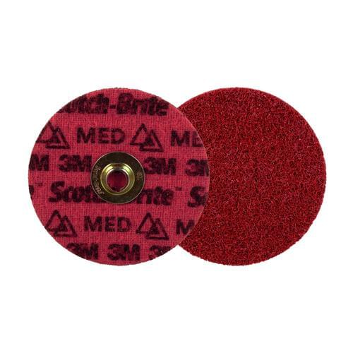 Scotch-Brite, Precision Surface Conditioning TN Quick Change Disc PN-DN, Medium, 5 in (127 mm), 50/Case