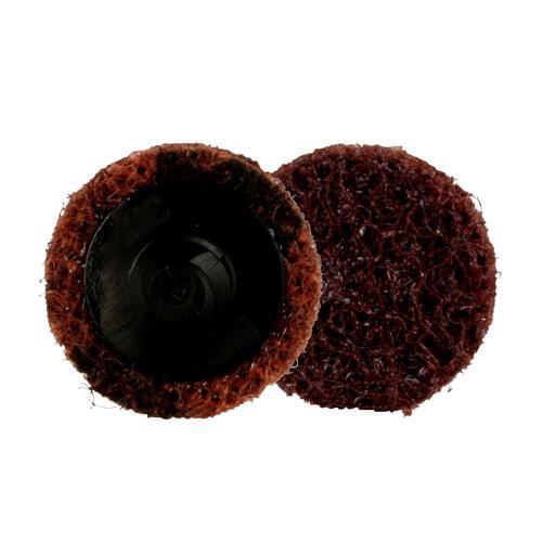 Scotch-Brite, Roloc, Precision Surface Conditioning Disc PN-DR, Coarse, TR, 3/4 in (19.05 mm), 50/Inner,, Dispenser Pack