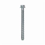 Heavy Duty Screw Anchor, 1/2 in Dia, 5 in OAL, Hex Washer Head Drive