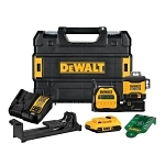 Laser Kit, 1/8 in at 30 ft Accuracy, 20 V, Li-Ion Battery