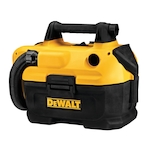 Cordless Wet/Dry Vacuum, 2 gal Tank, 20 V, Plastic Housing