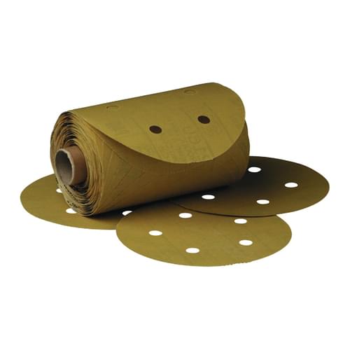 Stikit, Dust Free Gold Disc Roll, 236U, 01639, P180, C-weight, 6 in (15.24 cm)