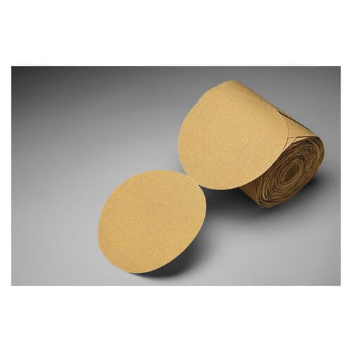 Stikit, Gold Paper Disc Roll, 216U, P360, 6 in x NH (152.4 mm x NH)