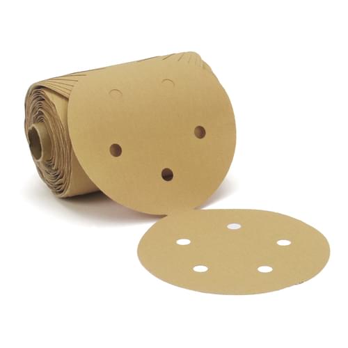 Stikit, Paper Disc Roll, 236U, P80, 5 in x NH (127 mm x NH), dust free