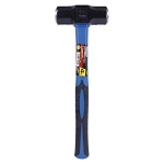 Sledge Hammer, 16 in OAL, 4 lb Carbon Steel Head, Fiberglass Handle