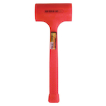 705014 Dead Blow Mallet, 2 lb Rubber Head, Rubber Handle