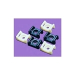 Indoor Cable Tie Mount, Screw Mounting, Nylon, Natural