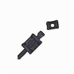 Mounting Pad, Threaded Mount, Nylon, Black