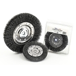 Wide Face Wheel Brush, 8 in Dia Brush