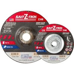  High Performance Depressed Center Wheel,  6 in Dia x 3/32 in THK