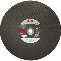 Brute; Type 1 Burr Free Portable Saw Cut-Off Wheel, 12 in Dia x 1/8 in THK
