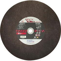 HOBO; Type 1 Portable Saw Cut-Off Wheel, 14 in Dia x 1/8 in THK