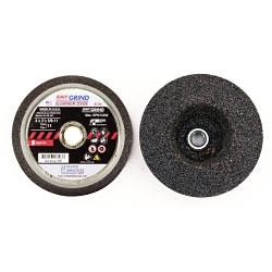 A16 General Purpose Cup Wheel, 4 in Dia x 2 in THK, A16 Grit, Aluminum Oxide Abrasive