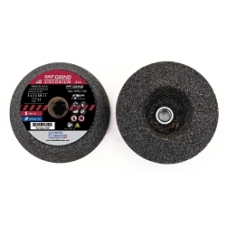 Z16 Type 11 Cup Wheel, 6 in Dia x 2 in THK, Z16 Grit, Zirconia Alumina Abrasive