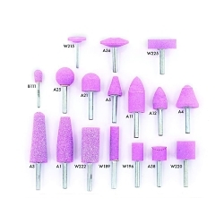 Mounted Point, A1 Point, 3/4 in Dia x 2-1/2 in L Head, 1/4 in Dia Shank