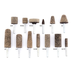 Mounted Point, A5 Point, 3/4 in Dia x 1-1/8 in L Head, 1/4 in Dia Shank