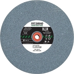 General Purpose Bench Grinding Wheel, 8 in Dia x 1 in THK