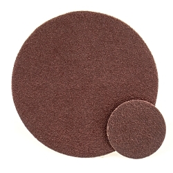 PSA Close Coated Abrasive Disc, 12 in Dia Disc, 24 Grit