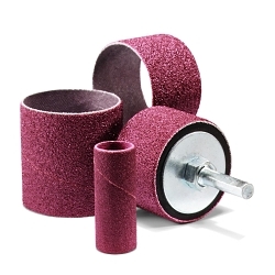 Coated Spiral Band, 1-1/2 in Dia x 1-1/2 in L, 36 Grit