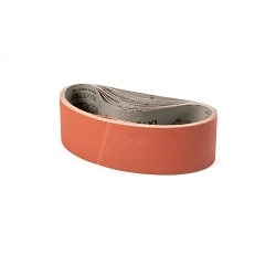 Portable Semi-Friable Coated Abrasive Belt, 3 in W x 24 in L