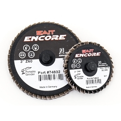 Encore Close Mini Coated Abrasive Flap Disc, 2 in Dia