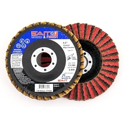 GF Close Interleaf Coated Abrasive Flap Disc, 5 in Dia