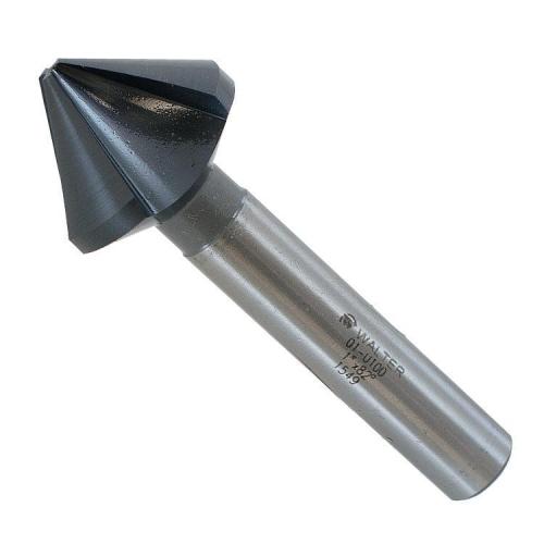 VP; Countersink, 1 in Dia Body, 3/8 in Dia Shank, 82 deg Included, M2 HSS