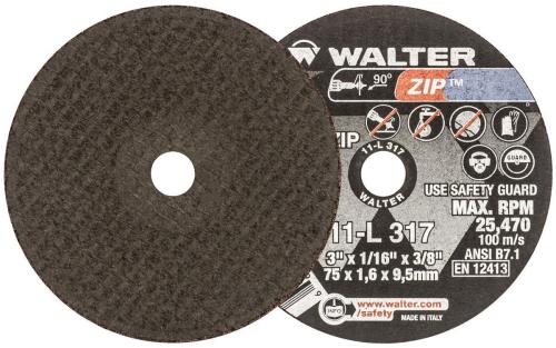 3X1/16X3/8 Zip C/O Wheels