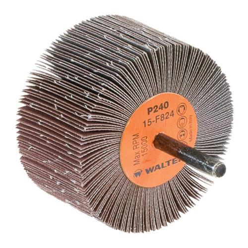  Mount Coated Flap Wheel,  3 in Dia Wheel