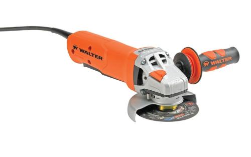 Corded Electric Angle Grinder, 4-1/2 in Dia Wheel, 120 V, Paddle Switch