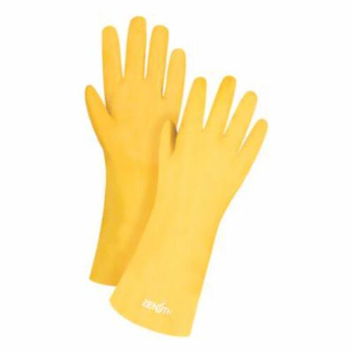 Zenith Heavy Weight Chemical-Resistant Gloves, L/SZ 9 Bright Yellow