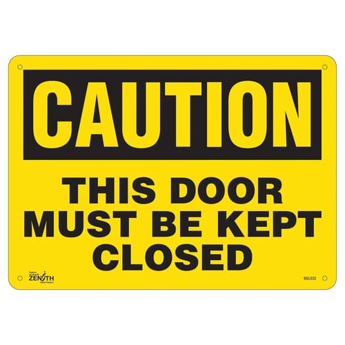 Admittance and Exit Sign