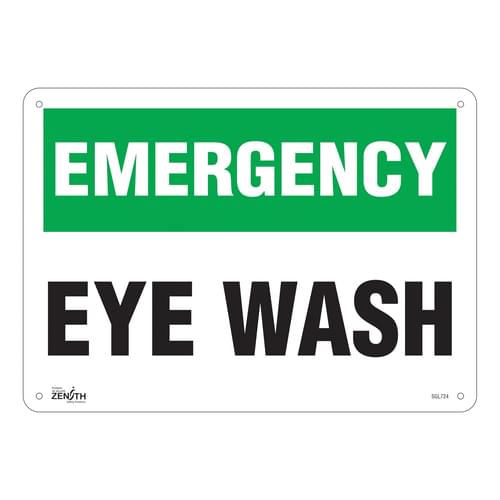 English First Aid Sign