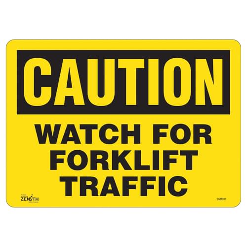 English Industrial Traffic Sign