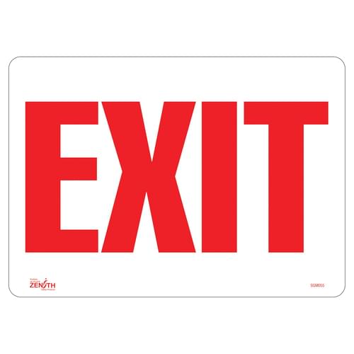 English Facility Sign