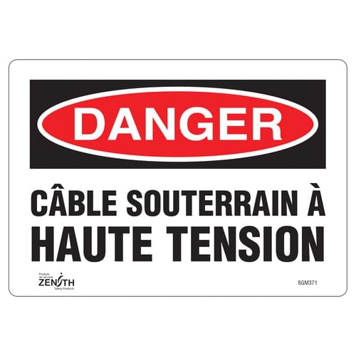 French Electrical Sign