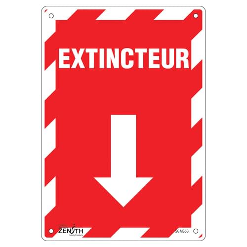 French Facility Sign