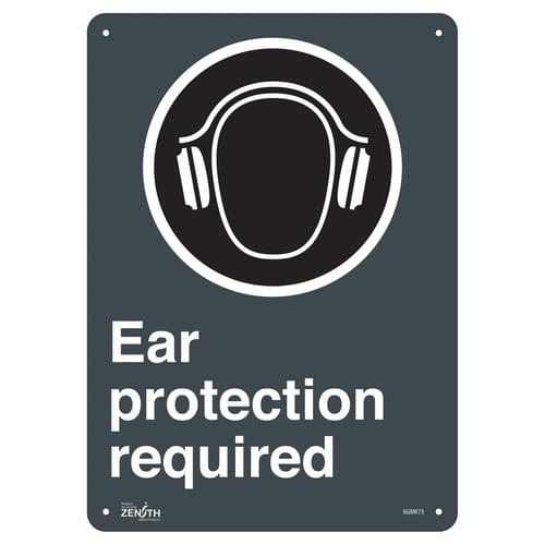 English Personal Protection Sign