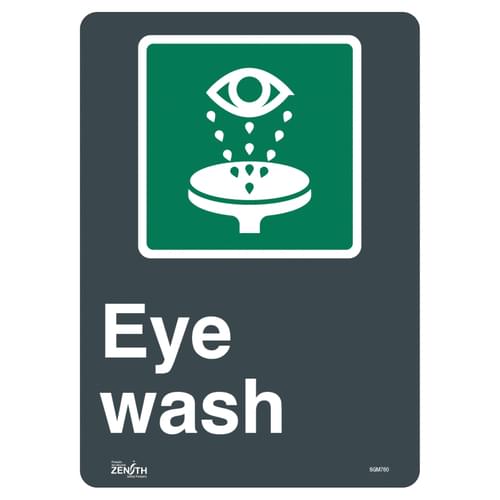 English Facility Sign