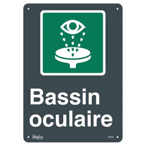 French Facility Sign