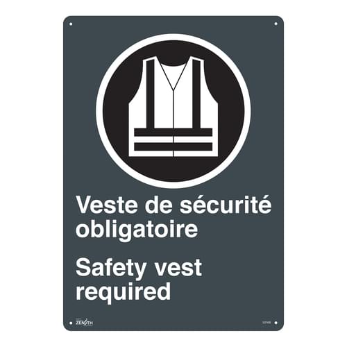 Bilingual Personal Protection Sign