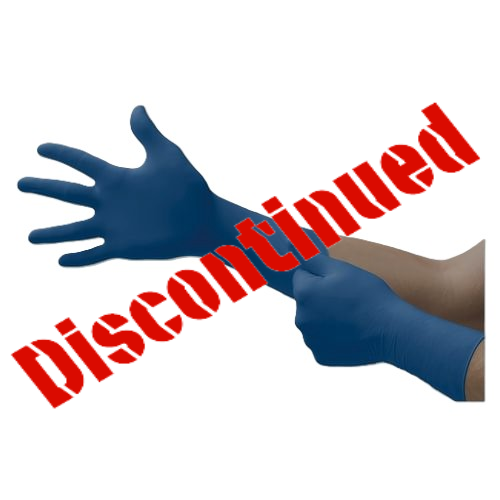 Microflex MegaPro L85 Exam Grade General Disposable Gloves With Extended Cuff, L Blue