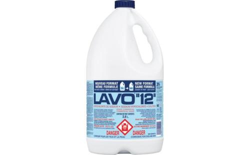 Javex Water, LAVO 12% 3.6L  (6/CASE)